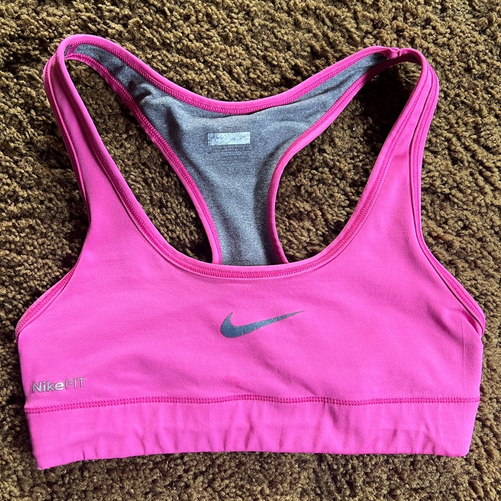 Nike Pink Sport Bra - XS